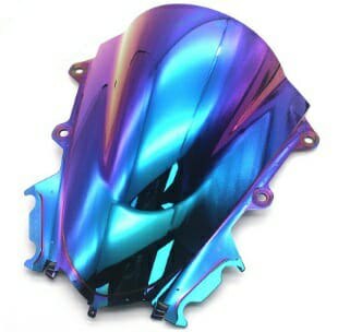 YAMAHA R15V3 WINDSCREEN DB GLASS VISOR GLASS RAINBOW IRIDIUM